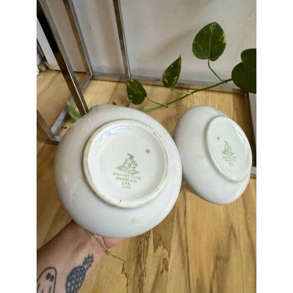 Shenango China Floral Creamer Pitchers – Set of 2 - Picture 5 of 7